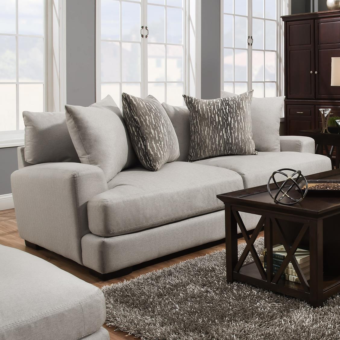 Franklin Oslo 80840 Sofa with Two Seat Cushion Construction Great